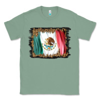 Sage distressed mexico flag Classic Tee - BarkalooDesign