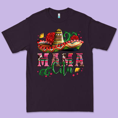 Mama Cita With Sombrero Hat And Roses Premium Tee Designed By Artiststas