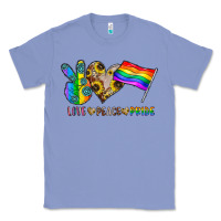 Colony Blue peace love pride Classic Tee - CowhideDigitalArt
