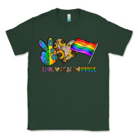 Sports Green peace love pride Classic Tee - CowhideDigitalArt