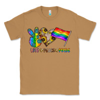 Toasted Coconut peace love pride Classic Tee - CowhideDigitalArt