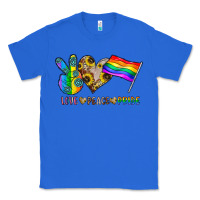 True Royal peace love pride Classic Tee - CowhideDigitalArt