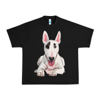 Black bull terrier Urban Heavy Tee - RanaPortraitStore