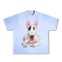 Grape Ice bull terrier Urban Heavy Tee - RanaPortraitStore