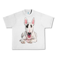 Lunar Rock bull terrier Urban Heavy Tee - RanaPortraitStore