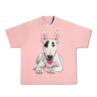 Salmon bull terrier Urban Heavy Tee - RanaPortraitStore