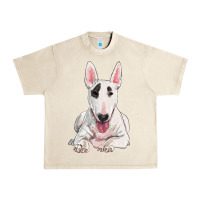 Sandshell bull terrier Urban Heavy Tee - RanaPortraitStore