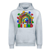 Heather Grey autism awareness rainbow Urban Hoodie - Artiststas
