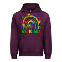 Mauve Wine autism awareness rainbow Urban Hoodie - Artiststas