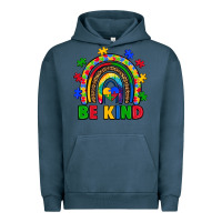 Pigment Midnight Navy autism awareness rainbow Urban Hoodie - Artiststas