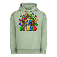 Pigment Oil Green autism awareness rainbow Urban Hoodie - Artiststas