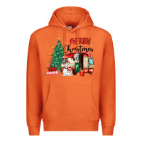 Carrot merry christmas camper Premium Hoodie - MaliasSmallBusiness