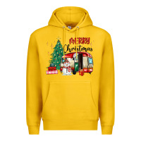 Lemon merry christmas camper Premium Hoodie - MaliasSmallBusiness
