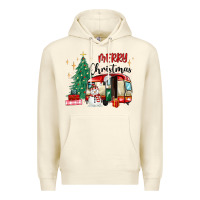 Sandshell merry christmas camper Premium Hoodie - MaliasSmallBusiness