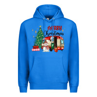 True Royal merry christmas camper Premium Hoodie - MaliasSmallBusiness