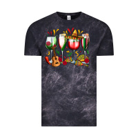 Cloud Black mexico wine glasses Vintage Tee - Zillion Design Studio