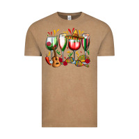 Vintage Coffee mexico wine glasses Vintage Tee - Zillion Design Studio