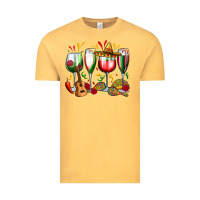 Vintage Mustard mexico wine glasses Vintage Tee - Zillion Design Studio