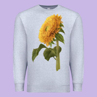 Teddy Bear Sunflower Premium Sweatshirt Designed By Lillyallendesigns