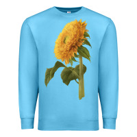 Ocean Blue teddy bear sunflower Premium Sweatshirt - LillyAllenDesigns