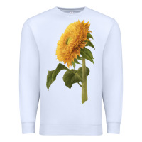 White teddy bear sunflower Premium Sweatshirt - LillyAllenDesigns