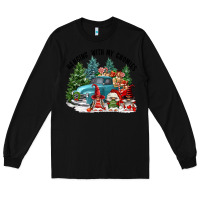 Black hanging with my gnomies Long Sleeve Tee - FaDigitalArtStudio