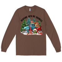Chestnut hanging with my gnomies Long Sleeve Tee - FaDigitalArtStudio
