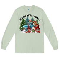 Matcha hanging with my gnomies Long Sleeve Tee - FaDigitalArtStudio