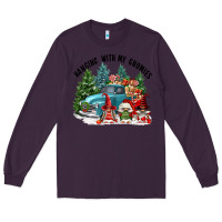 Plum hanging with my gnomies Long Sleeve Tee - FaDigitalArtStudio