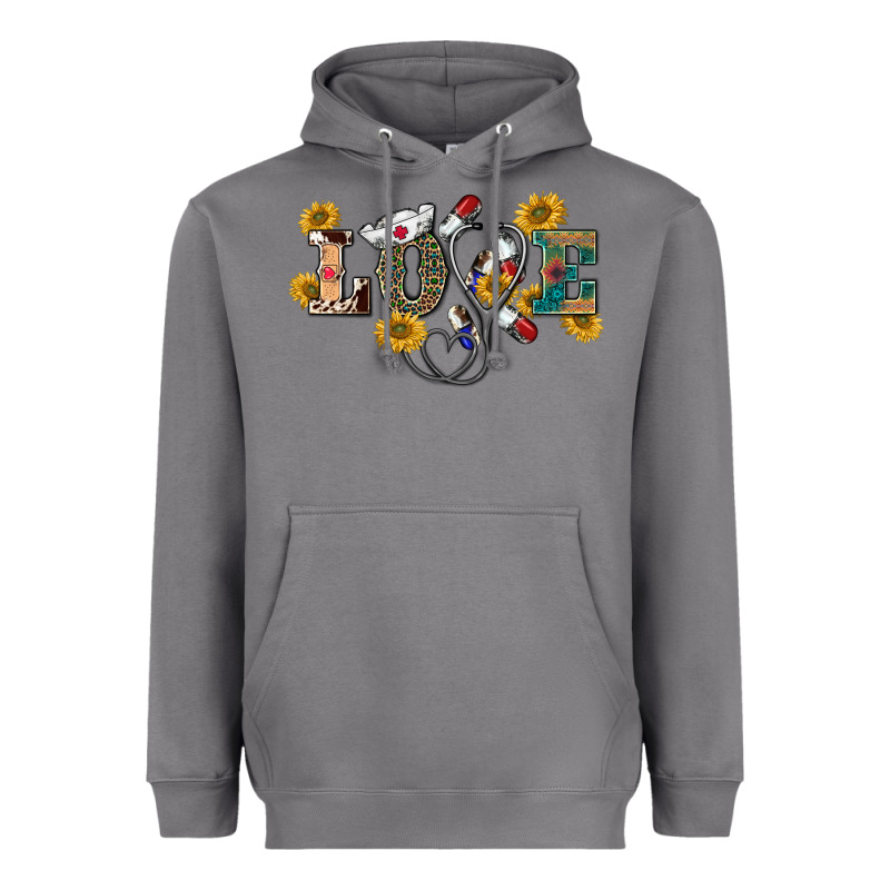 Western Love Nurse Heavyweight Hoodie by BarkalooDesign | Teevron