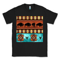 Black native american aztec seamless pattern 2 Classic Tee - BundleAndBundleShop
