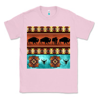 Bubblegum Pink native american aztec seamless pattern 2 Classic Tee - BundleAndBundleShop