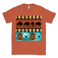 Copper native american aztec seamless pattern 2 Classic Tee - BundleAndBundleShop