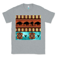 Heather Grey native american aztec seamless pattern 2 Classic Tee - BundleAndBundleShop