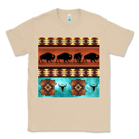 Mushroom native american aztec seamless pattern 2 Classic Tee - BundleAndBundleShop