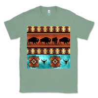 Sage native american aztec seamless pattern 2 Classic Tee - BundleAndBundleShop