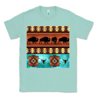 Seafoam native american aztec seamless pattern 2 Classic Tee - BundleAndBundleShop