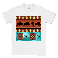White native american aztec seamless pattern 2 Classic Tee - BundleAndBundleShop