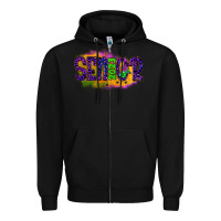 Black senior 2023 halloween Zipper Hoodie - JahusDesignShop