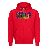 Red senior 2023 halloween Zipper Hoodie - JahusDesignShop
