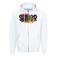 White senior 2023 halloween Zipper Hoodie - JahusDesignShop