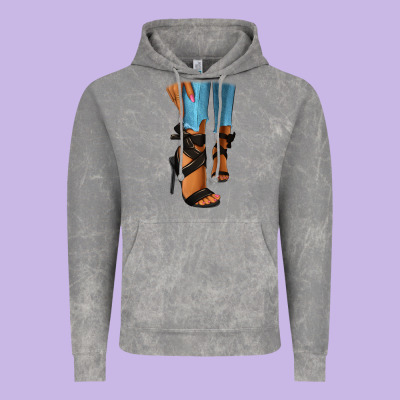 Vintage Hoodie black heels black fashion girl