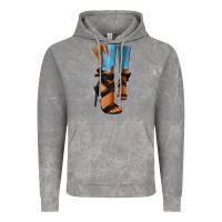 Cloud Rock black heels black fashion girl Vintage Hoodie - RanaPortraitStore