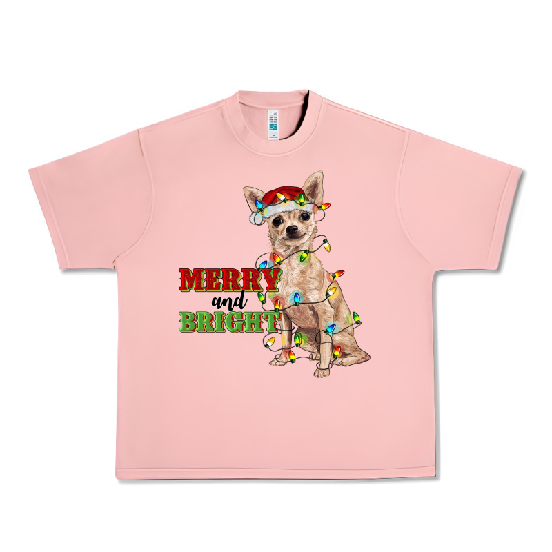 Merry And Bright Chihuahua Urban Heavy Tee by RanaPortraitStore | Teevron