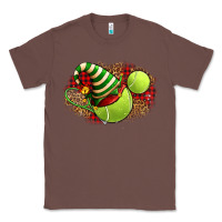 Chestnut Tennis Christmas With Racket And Hat Classic Tee - FaDigitalArtStudio