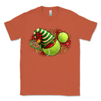 Copper Tennis Christmas With Racket And Hat Classic Tee - FaDigitalArtStudio