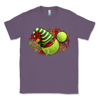 Lavender Tennis Christmas With Racket And Hat Classic Tee - FaDigitalArtStudio