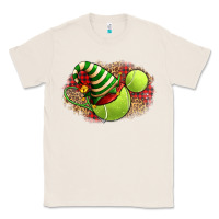Natural Tennis Christmas With Racket And Hat Classic Tee - FaDigitalArtStudio