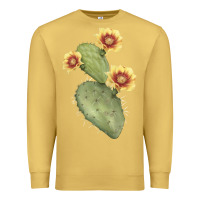 Antique Gold opuntia phaeacantha Premium Sweatshirt - LillyAllenDesigns