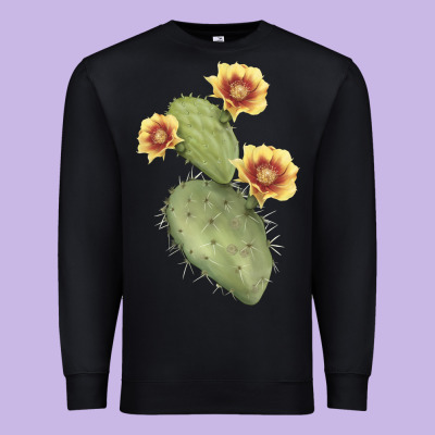 Opuntia Phaeacantha Premium Sweatshirt Designed By Lillyallendesigns